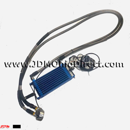 JDM DC2 Integra Type R GReddy Oil Cooler Kit with Gauge 